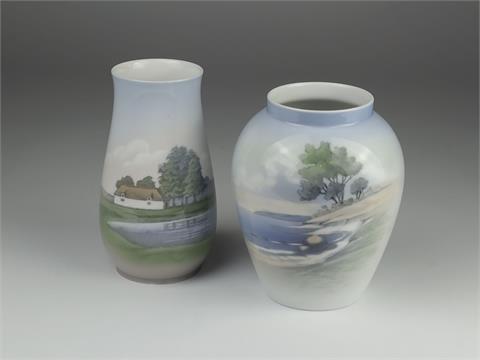 Bing & Grøndahl u.a. - Zwei Vasen