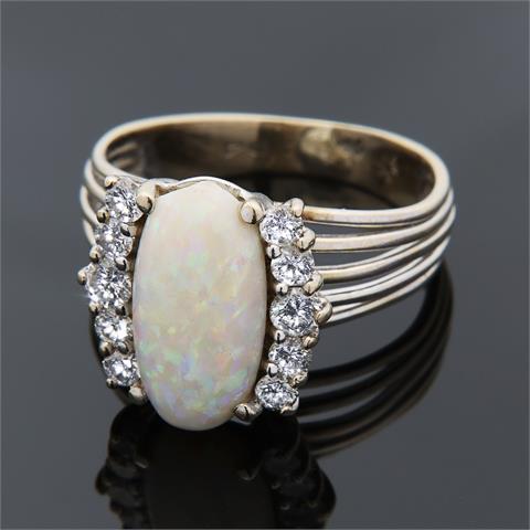 Brillant/Opal - Damenring