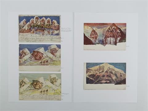Bergpostkarten Emil Hansen/Nolde
